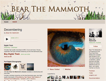 Tablet Screenshot of bearthemammoth.com